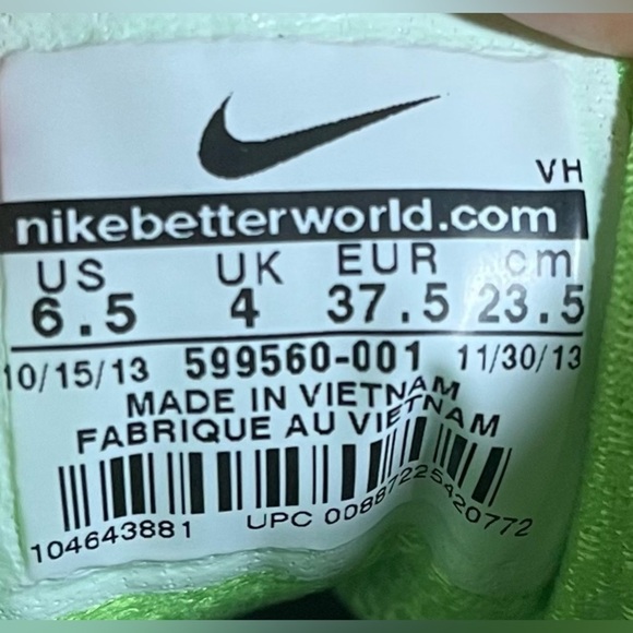 Nike Dual Fusion Lite Womens Size 6.5 Running Shoes Silver Red 599560-001 - Picture 8 of 8